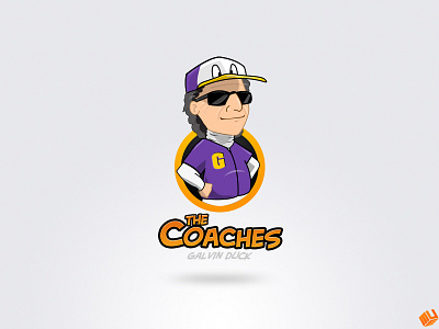 Galvinduck app arcade game baseball beisbol catch game illustration logo mobil game mockupestudio peppergame video game videogame