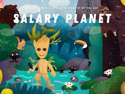 i am groot design illustration illustration design ui web web design