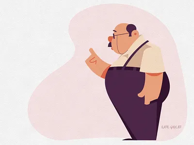 Teacher charecter design dribbble best shot graphic design illustraion illustraiton stylised ui desgin vector art