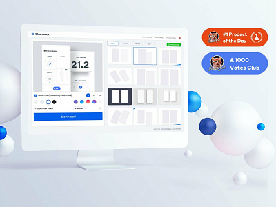 Cleanmock #1 on Product hunt animation app dashboard design ios johnyvino mobile mock mock up mock up mock ups mock ups mockup mockup bundle mockup creator mockup design mockup download ui ux vector