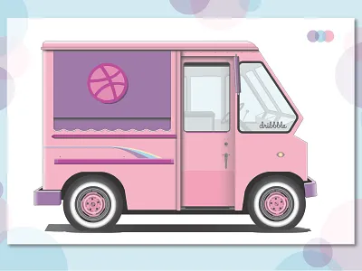 Ice Cream Truck design ice cream ice cream truck illustration vector