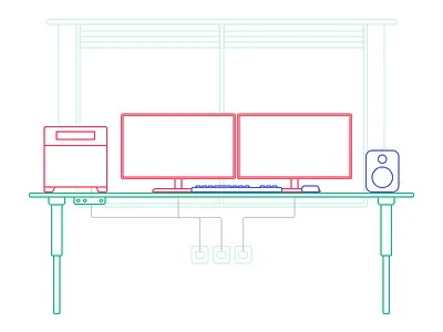 Workstation Series [3/3] colours computer design graphics design illustration illustrator inspiration sketch vector vector art web web project workspace