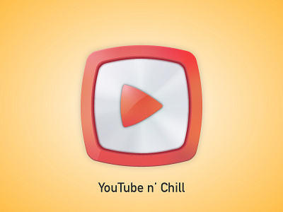 YouTube n' Chill challenge daily daily challange design drawing illustration illustrator social buttons socialmedia squarish vector youtube youtube button