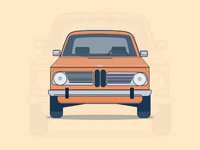 BMW on the way! bmw car design illustration vector vehicle