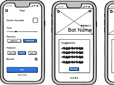 Mockup for Sachin App on Balsamiq advertisement animation app balsamiq branding design flinto icon illustration logo mobile sketch typography ui ux vector web website