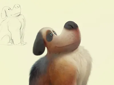 dog animals animation baydakov aleksey cartoon dog