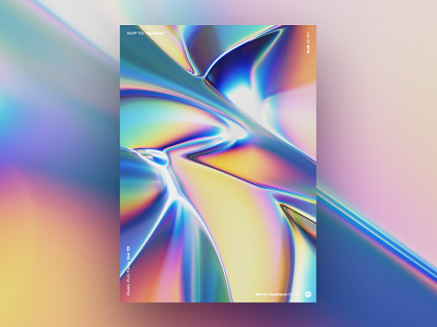 WWP°178 "Oblivion" abstract art chromatic aberration colors design filter forge generative holographic iridescent pattern wwp