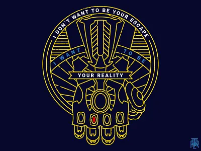 Thanos's Reality avengers infinity war line lineart marvel marvel cinematic universe marvel universe monoline super villain thanos the avengers villain