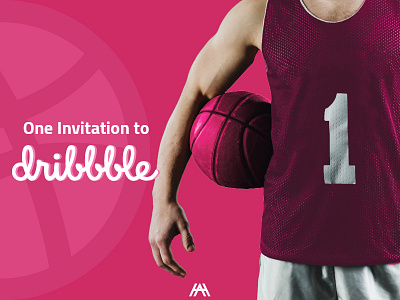 1 invitation design dribbble giveaway invitation invitations invite player