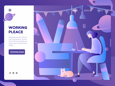 working design illustration ui