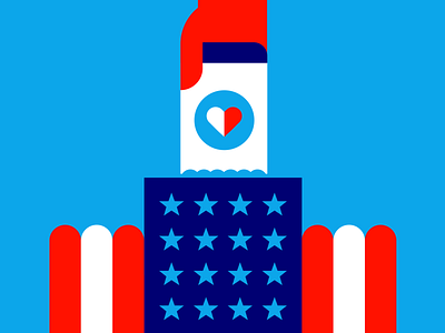 Go Vote design election election day elections illustration midterms register vote voter voting