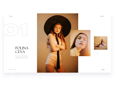 Dale! - Project art direction branding design editorial fashion model photo photography typography ui ux web design website