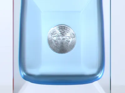 Versace After Shave Product Lighting 3d model 3dmodelling arnoldrender beautiful cgi compositing design eau glass logo versace refractions rendered rendering still still life substance painter texturing v logo v ray versace