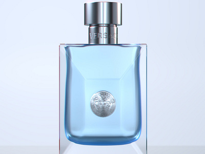 Versace After Shave Product Lighting 3dmodelling commercial compositing cosmetics design glass grading lighitng lighting logo nukex product rendering still still life still life stillframe texturing versace