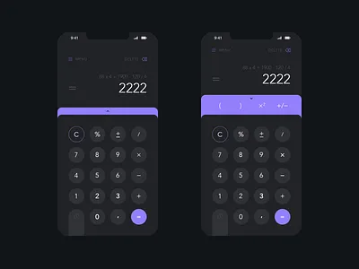 Daily UI #004 - Calculator app calculate calculator calculator app calculator ui daily daily 100 challenge daily challange daily ui daily ui 004 design ios mobile ui ux