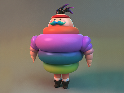 Chunkey Guy 3d chunkyguy conceptart design illustration render sivan baron