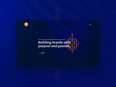 Portfel branding creative agency creative studio modern template typography ui ux web web design