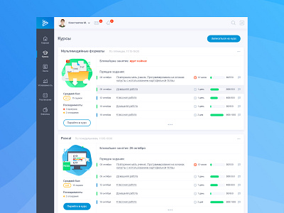 Education dashboard dashboard education illustration study ux ux ui web design