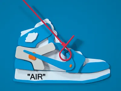 20190111a airjordan airjordan1 c4d cinema4d illustration motion design motiongraphics nike octane octanerender offwhite