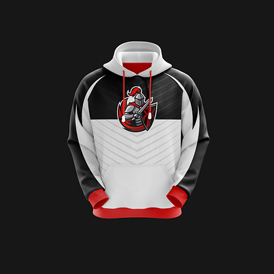 Reborn Knights Pro Hoodie 2019 apparel armor concept design esports hoodie knight medieval mockup shield streetwear