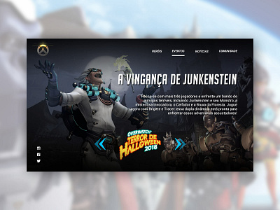 Overwatch - Evento Halloween design games overwatch ui ux