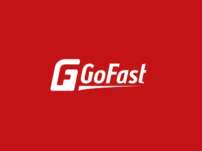 GoFast app branding design icon logo logo 3d logo alphabet logo concept logo design logotype minimal oil and gas red sketch ui vector web