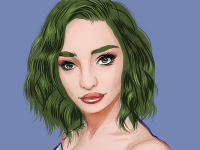 Emma Dumont by Davezilla on Dribbble