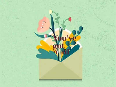 Something beautiful is coming design digital editorial illustration illustration illustrator