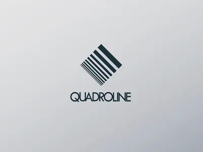 Quadro Line brand logo concept logo design naming