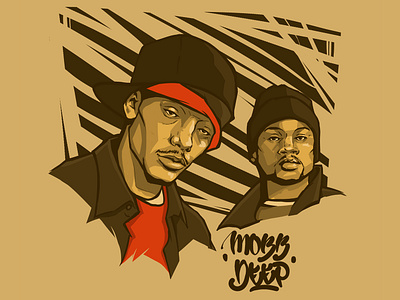 Mobb Deep art hip hop illustartor illustration vector