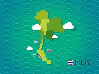 Thailand Map snorkelling speedboat thailand tourism travel map trip