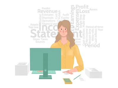 Accounting account apple pencil charactedesign character concept dry brush illustration ipad pro procreate web illustration