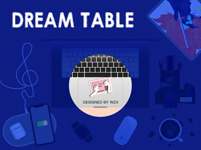The table draw illuatration