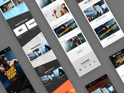 Ziddi Hoon Main - Mobile app branding design ui ux web website
