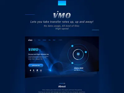 Vimo Transfer & Share App best design design app dribbble best shot figmadesign mobile app design mobile app experience sharing app transfer share files ui ux design user experience design user interaction user interface design web app design web application design web deisgn