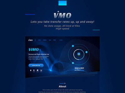 Vimo Transfer & Share App best design design app dribbble best shot figmadesign mobile app design mobile app experience sharing app transfer share files ui ux design user experience design user interaction user interface design web app design web application design web deisgn