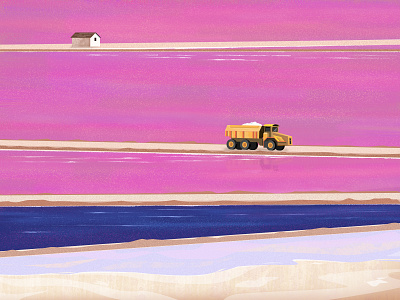 salt pan illustration