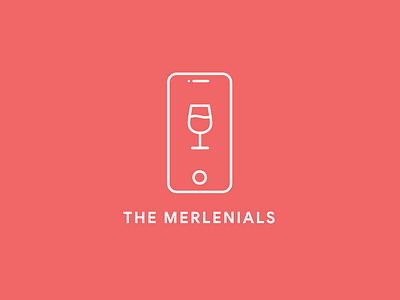 The Merlenials app brand branding clean design flat icon identity illustration illustrator logo minimal mobile type ui vector