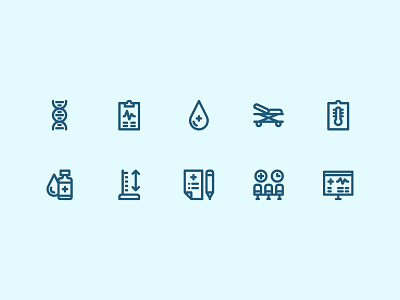 Medical Icons icon icon set iconography medical outline ui