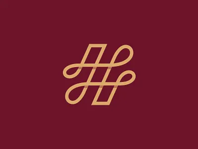 H Lettermark / Logo brand branding identity creative idea love gold graphic design color colorful jewelry fashion stylish best top logo icon h letter mark logos symbol icons type modern minimal simple classic type wordmark logo designer typogrpay logotype luxury