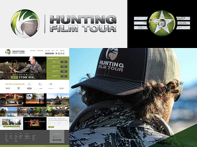 Branding & Web Design for Hunting Film Tour antler apparel camo deer film hunt hunting hunting film tour tour video