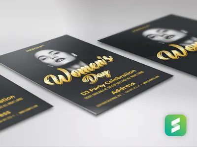 Women's Day Flyer (Print Ready) beauty birthday cancer club cocktail deluxe elegant glamour heels ladies lingerie lips luxury minimal minimalist mother mothers mothers day nightclub pink