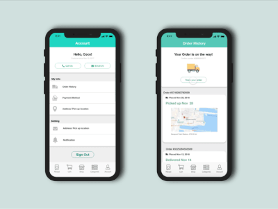 Tracking your order animation app appdesign art branding design designer flat high fidelity illustration interface prototype typography ui user center design user inteface ux ux design vector wireframe