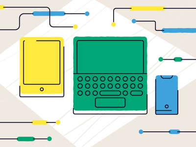 How Do Your Patients Really Feel About Technology in the Clinic? design flat illustration vector web