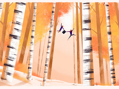 Into the Spider-verse forest illustration spider man spider verse tree