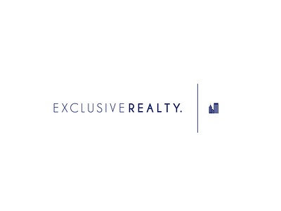 E X C L U S I V E R E A L T Y • LOGO / REAL ESTATE LOGO app atlanta brand brand agency brand identity branding branding concept character design identity illustration illustrator lettering logo logomark logotype minimal typography ui web