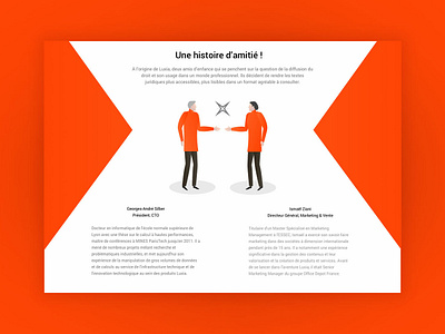 Alinea by Luxia Promo Website collaboration custom french illustration promo ui ux vector web website