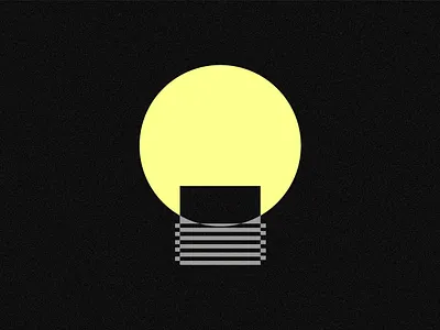 ILLUMINATE design idea illuminate illustration light light bulb logo minimalism modernism modernist