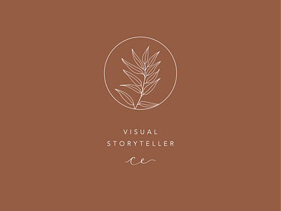 CE lockup botanical branding branding design design floral hand drawn illustration logo logo design minimal minimalism typography
