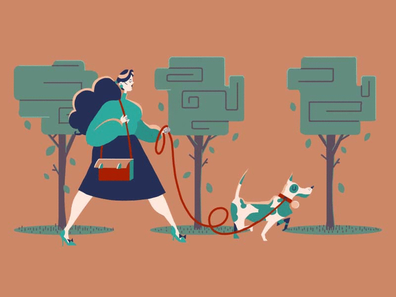 A Happy Walk animace animacion animación animated animategif animation animation 2d animation after effects animation design art design design art drawing illustration illustration art illustration design ilustrace lady photoshop walkcycle